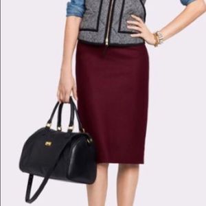 J.Crew Factory Wool Pencil Skirt